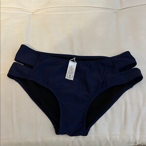 Lands' End Women's Navy Bikini Bottom